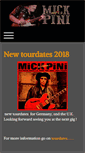 Mobile Screenshot of mickpini.com