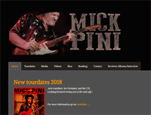 Tablet Screenshot of mickpini.com